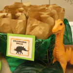 Get inspired by my dinosaur birthday party and download some free printable food labels at hunnyimhomediy.com | dinosaur party | dinosaur party decorations | dinosaur party food | dinosaur birthday party decorations | dinosaur birthday party food | dino party | dino birthday party | dinosaur food labels | free party decorations | free party printables #free #dinosaur #partyplanning