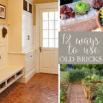 Check out this list of ideas to repurpose old bricks, including vintage brick garden paths, entryways, flooring, and brick decor
