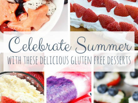 These delicious gluten free summer desserts are perfect for BBQs and potlucks | gluten free desserts | patriotic desserts gluten free | red white and blue desserts gluten free | gluten free patriotic desserts | gluten free red white and blue desserts | summer desserts gluten free | potluck desserts gluten free | BBQ desserts gluten free #glutenfree #summerdesserts
