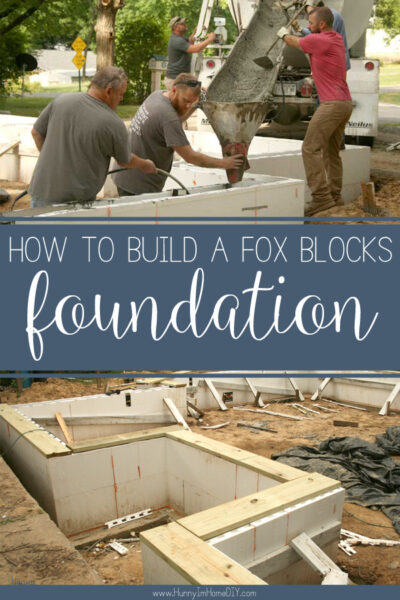 How to Construct a Fox Blocks Foundation | Hunny I'm Home DIY
