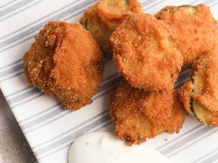 Gluten free deep fried pickles
