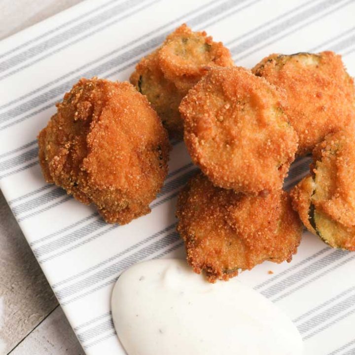 Gluten free deep fried pickles