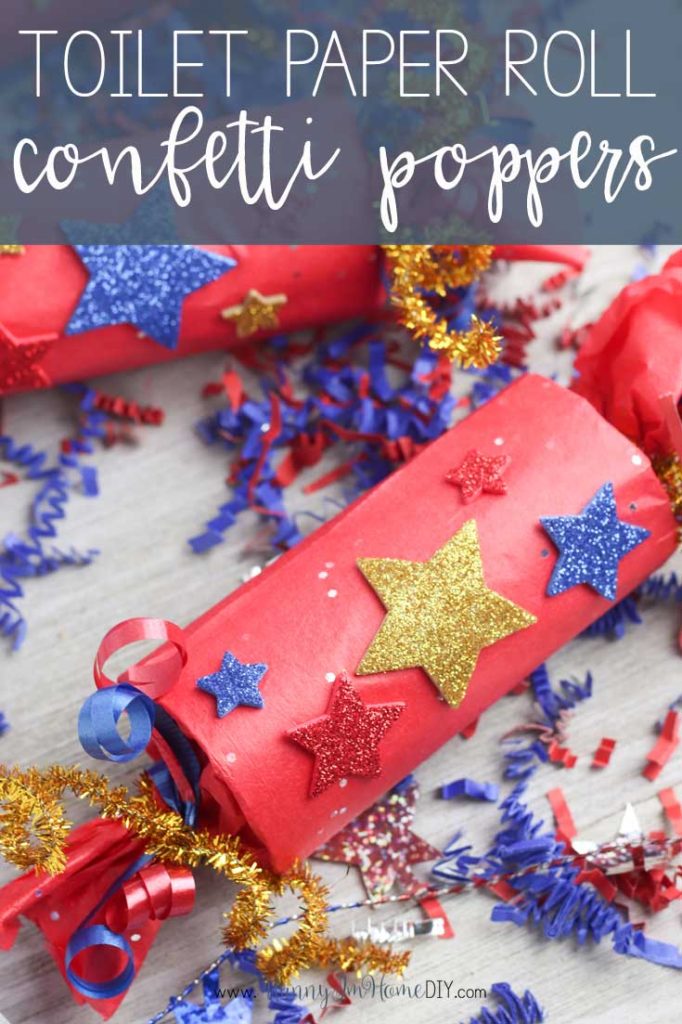 Toilet Paper roll confetti poppers