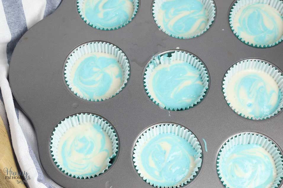 Jello Cupcake swirls