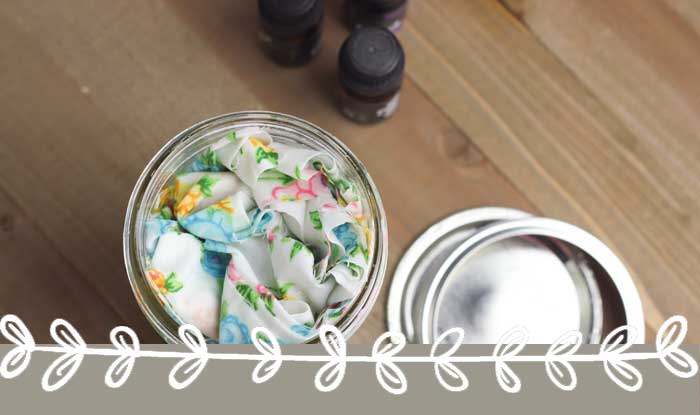 DIY Dryer Sheets with Essential Oils