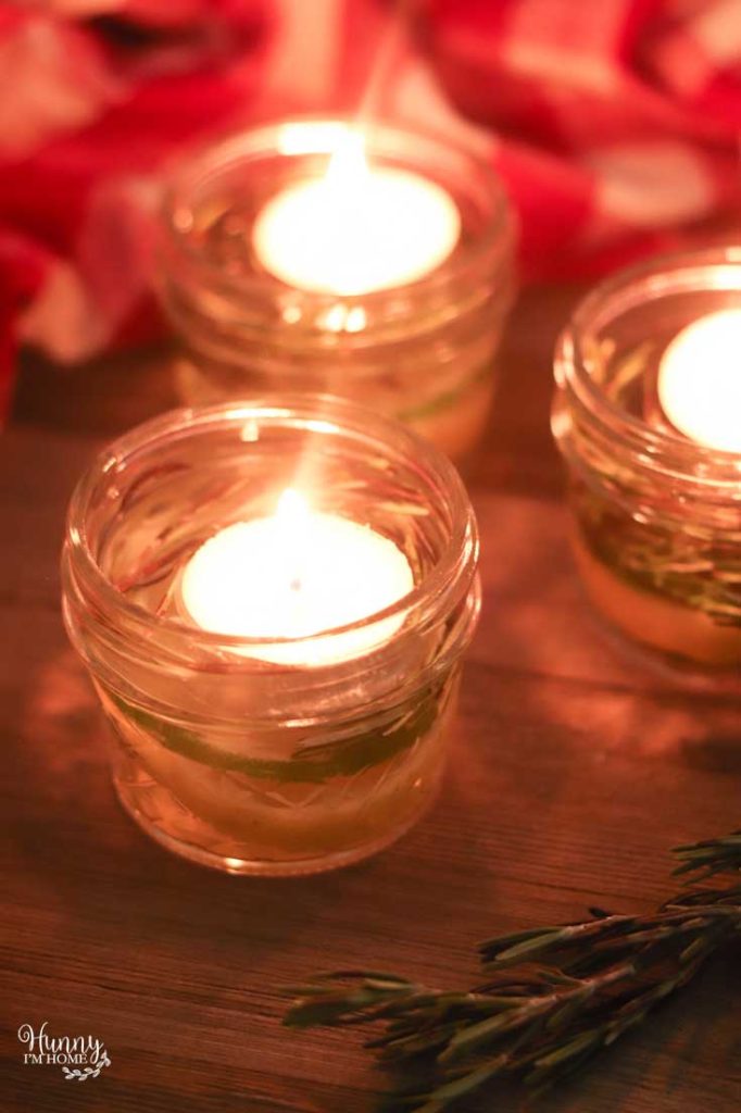 Essential oil bug repellent candles