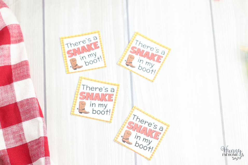 free printable Toy Story party labels