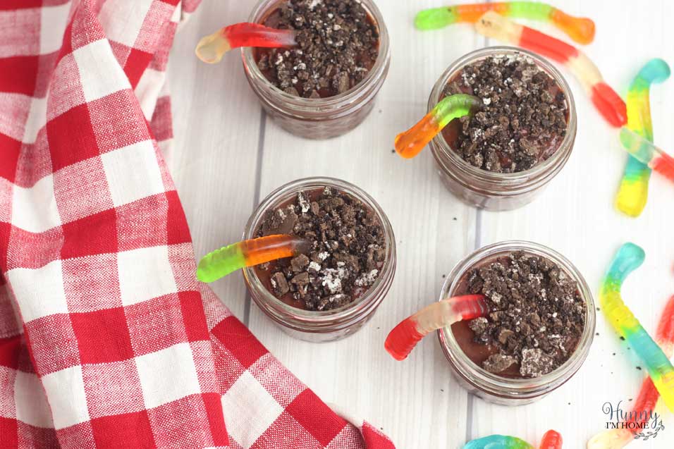 Snake in my boot pudding cups