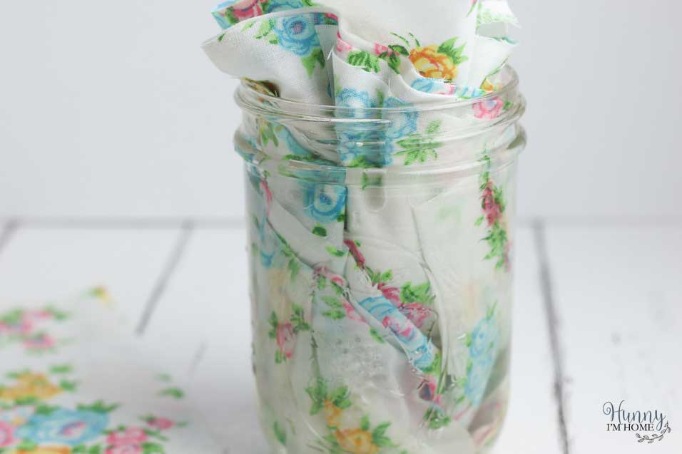 Soak fabric for DIY dryer sheets