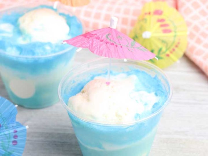 Finished Ocean Water floats.