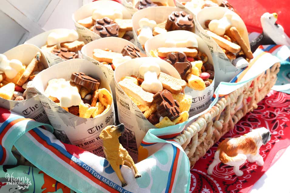 dog themed party snacks