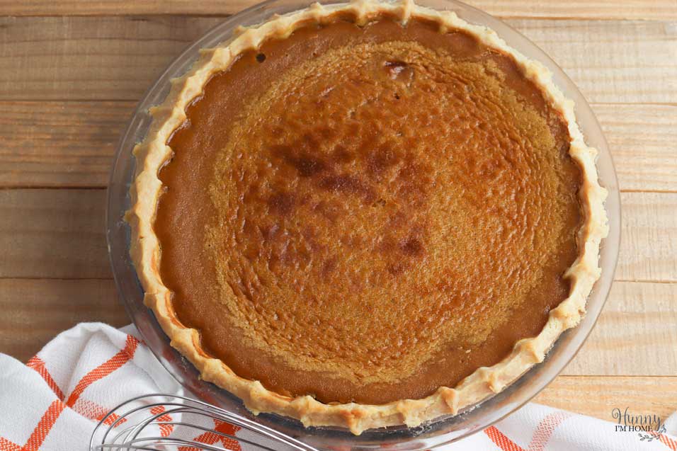 Bake gluten free pumpkin pie