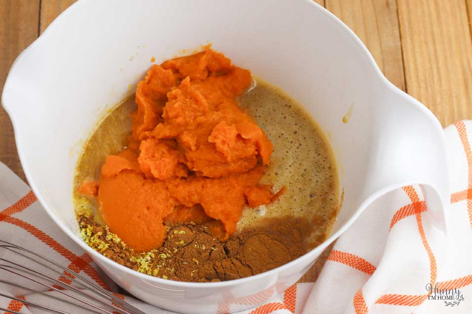 Add pumpkin to gluten free pumpkin pie