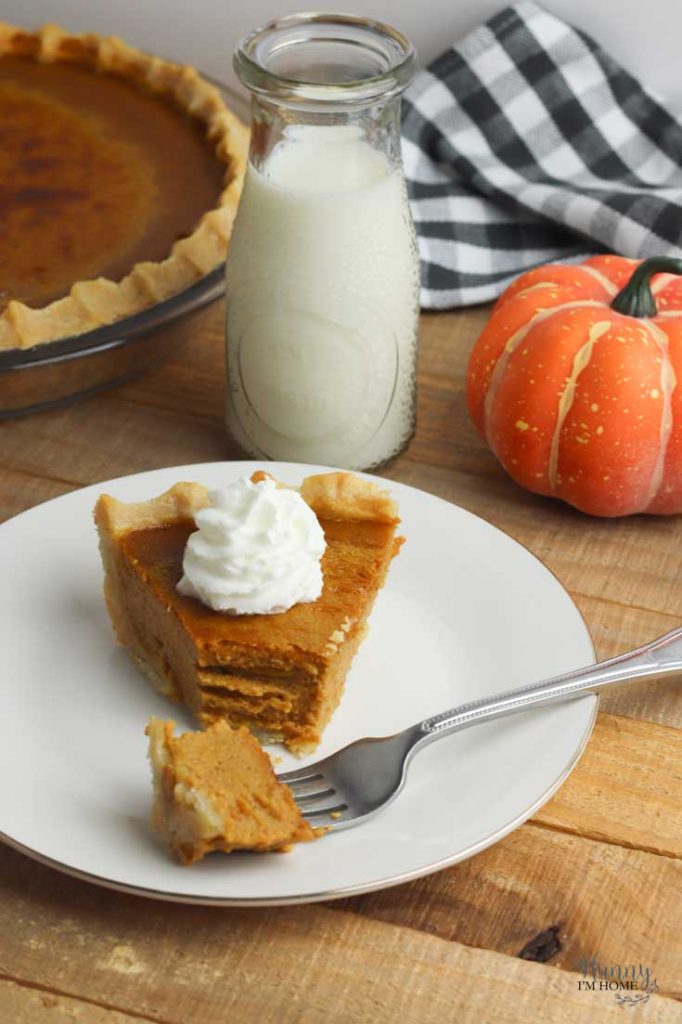 Recipe for gluten free pumpkin pie