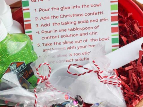 Finished Slime Gift Basket