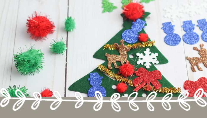 Adorable Toddler Christmas Tree Craft for Kids