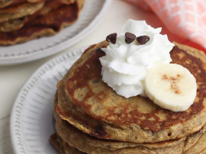 Finished banana oat pancakes
