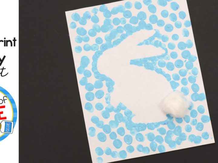 Image for Easter Bunny Thumbprint Art