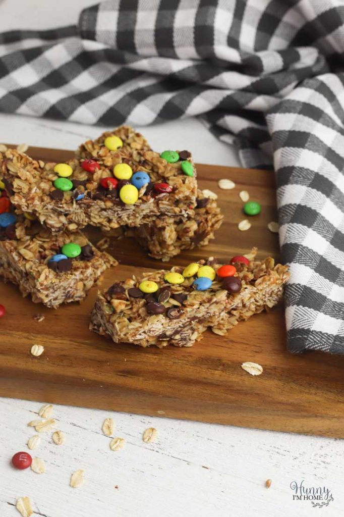 Recipe for peanut butter granola bars