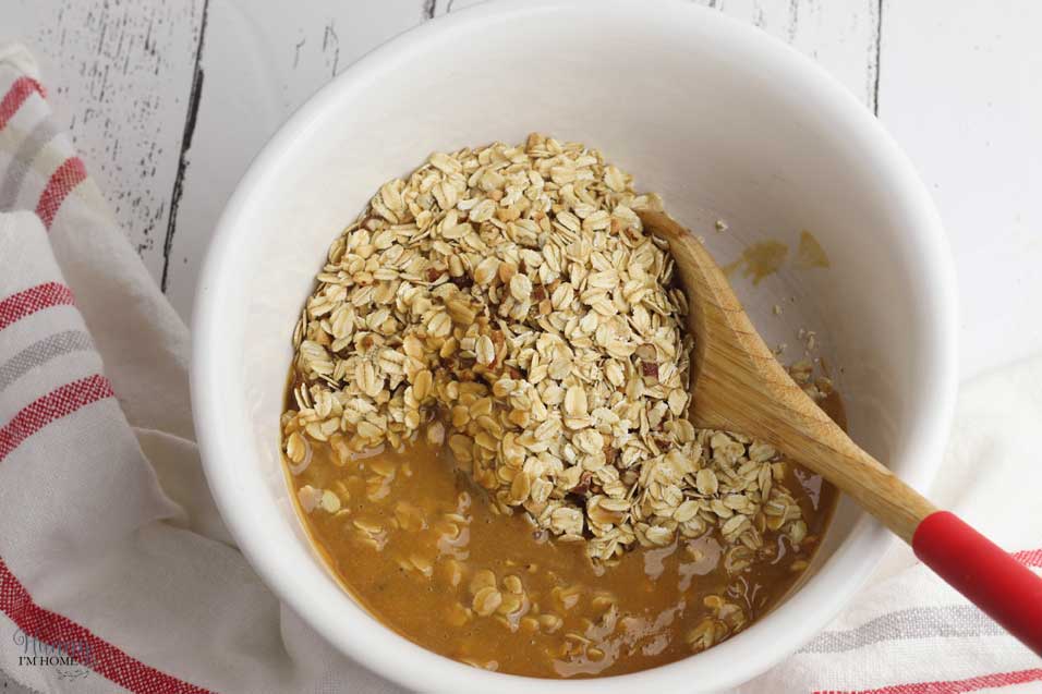 Stir in the peanut butter sauce