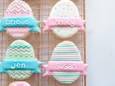 Image for Personalized Easter Egg Cookies
