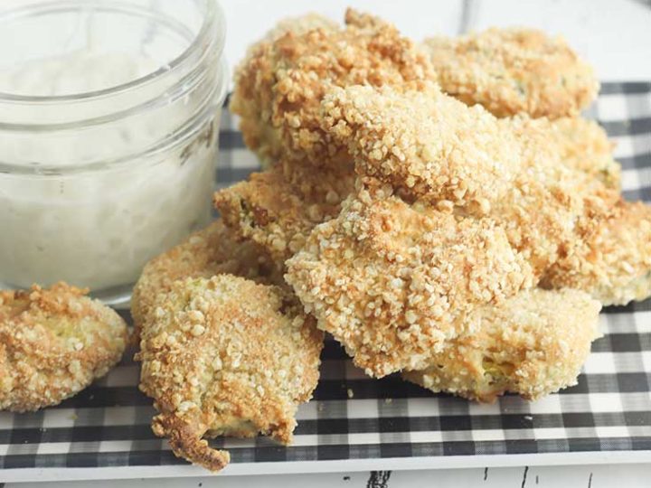 Gluten free fried pickles in air fryer