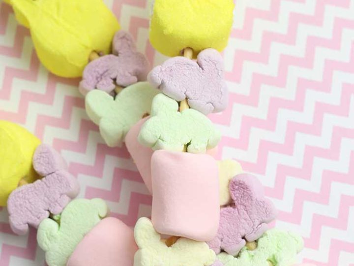 Peeps kabob gluten free easter dessert
