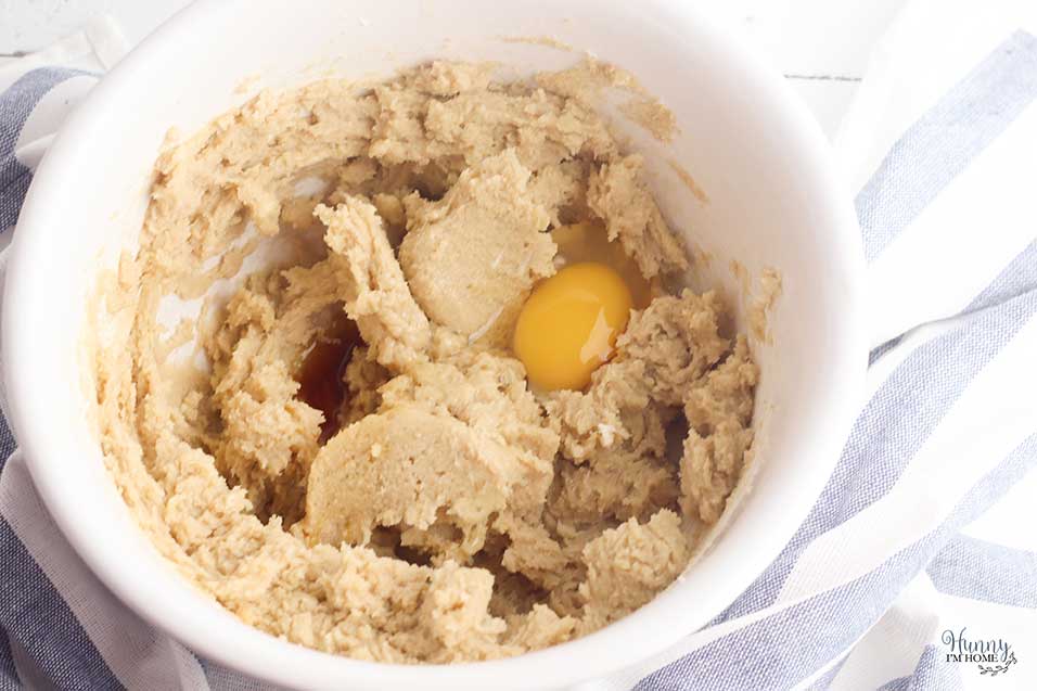Add egg to recipe for kitchen sink cookies