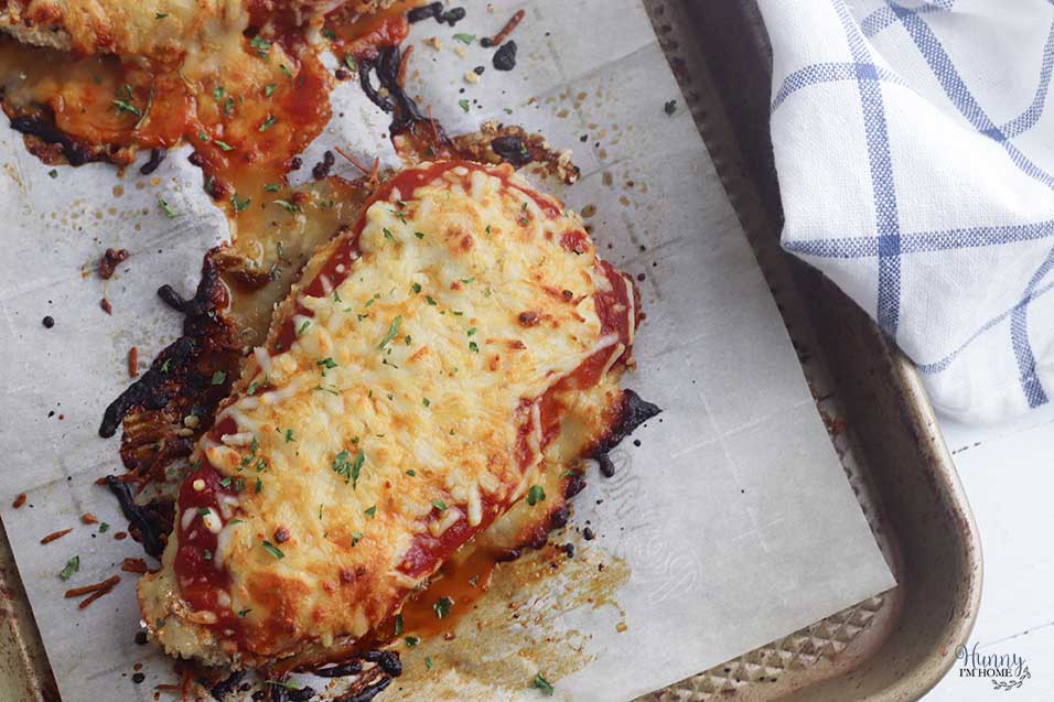 Baked gluten free parmesan chicken