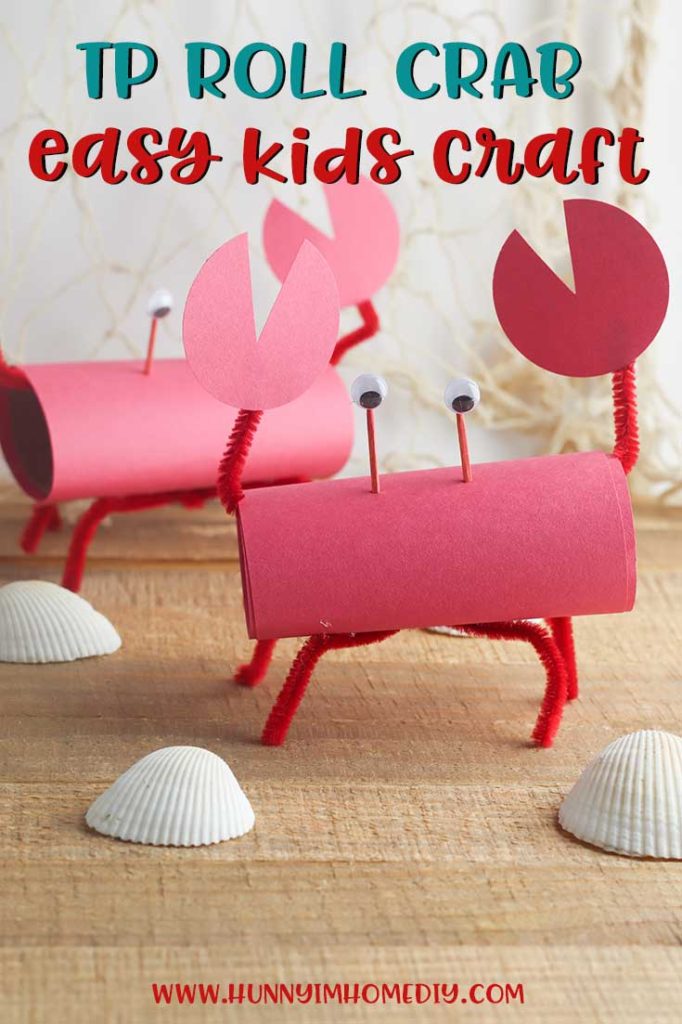 TP Roll Crab Easy Kids Craft