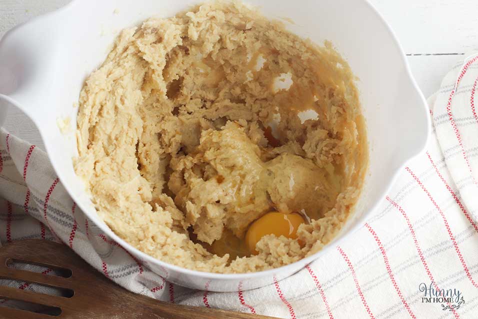 Add eggs to sugar mixture
