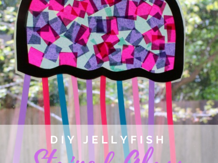Image for Jellyfish Stained Glass Suncatcher