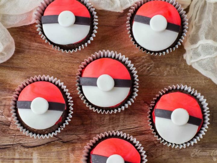 Image for DIY Pokemon Pokeball Cupcakes – Easy Party Dessert