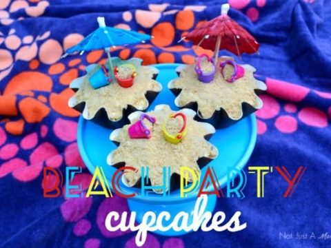 Image for Beach Cupcakes (Adorable Tutorial) Moms & Munchkins