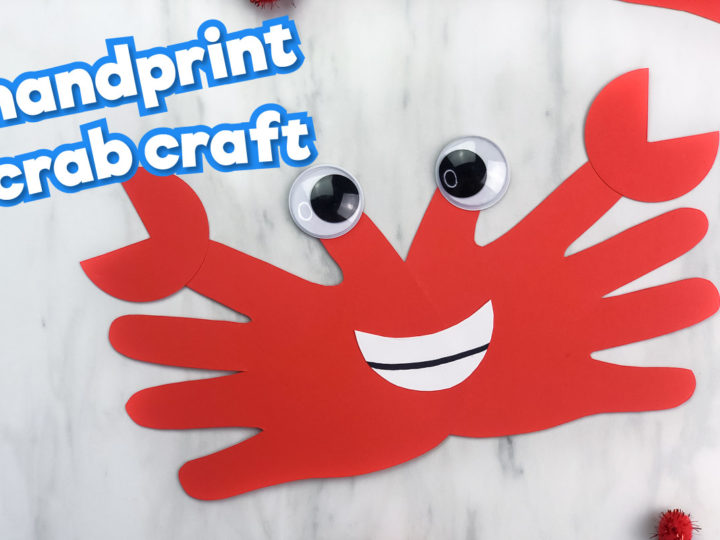 Image for Easy & Fun Handprint Crab Craft For Kids
