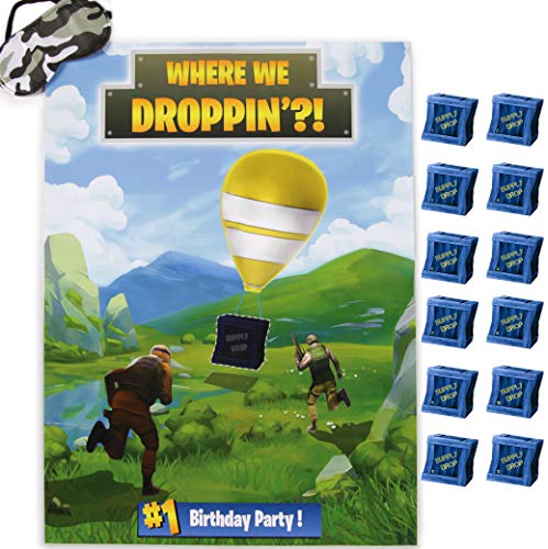 Image for Pin the Supply Drop Party Game