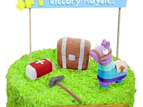 Image for Cake Topper Set with Llama and Chest
