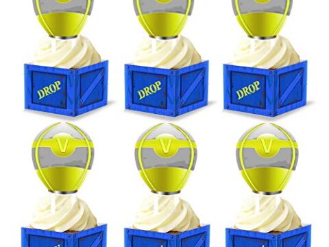 Image for Loot Drop Cupcake Topper and Wrapper 