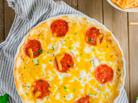 Image for Pepperoni Pizza Dip {Gluten-free}