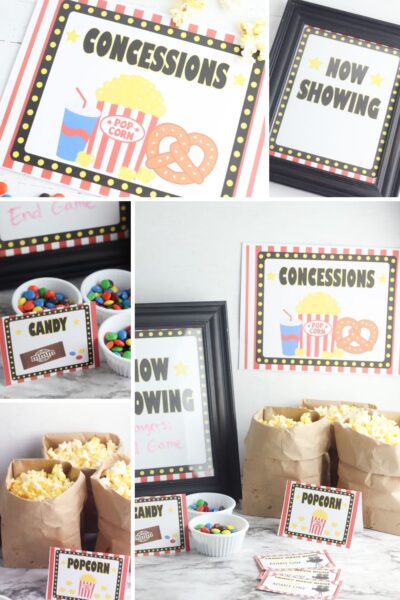 Family Movie Night Party Printables