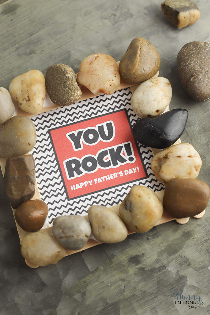 You Rock DIY Fathers Day Frame