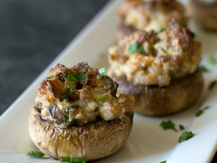 Image for Easy Cheesy Gluten Free Stuffed Mushrooms