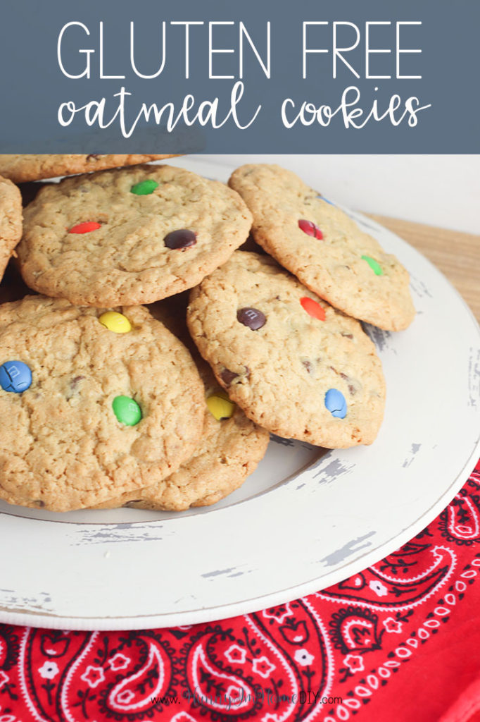 Easy Gluten Free Oatmeal Cookies