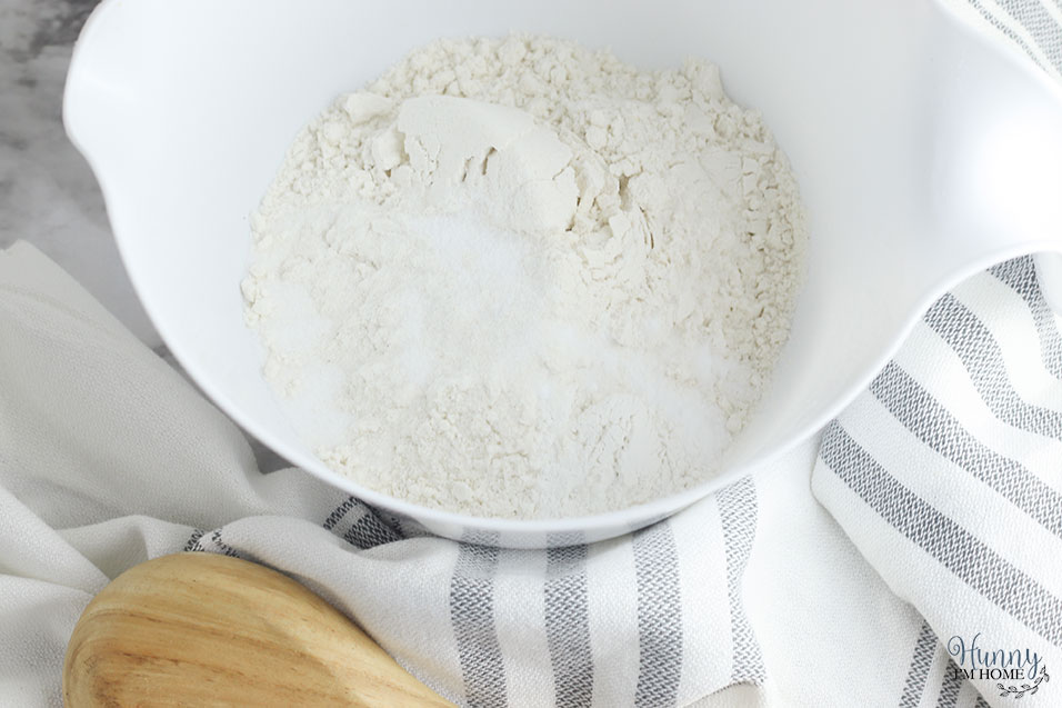 Mix together the gluten free flour