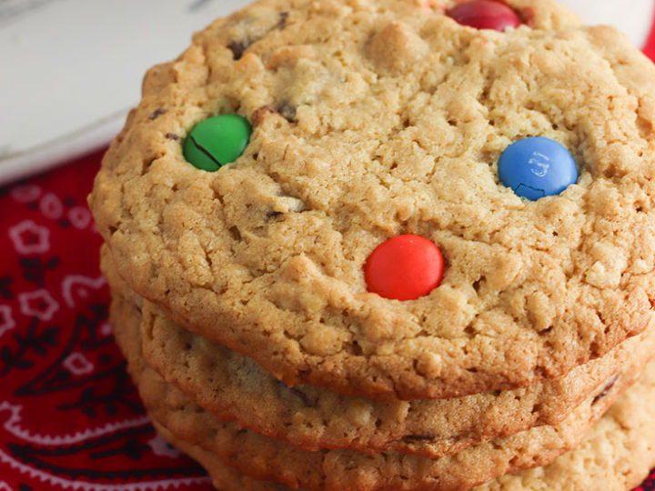 Baked Gluten Free Peanut Butter Oatmeal Cookies