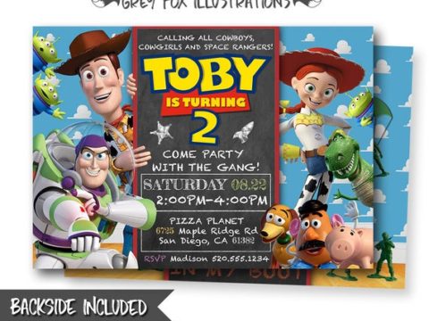 Image for Toy Story Personalized Invitation