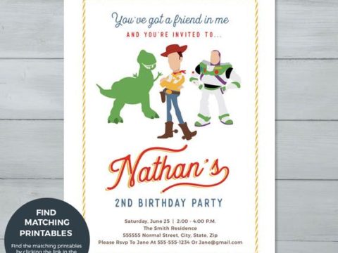 Image for Toy Story Birthday Party Invitation 