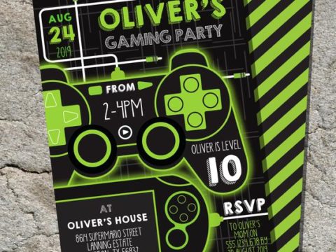 Image for Gaming Party Invitation