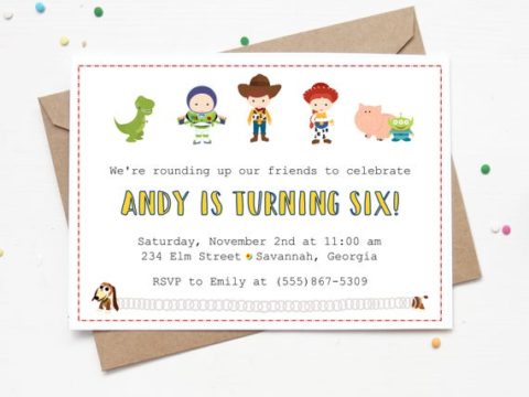 Image for Toy Story Birthday Invitation 