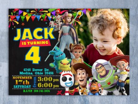 Image for Toy Story Photo Invitation